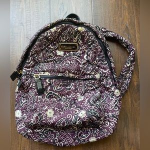 Marc Jacobs Back Pack Purple Flowers
